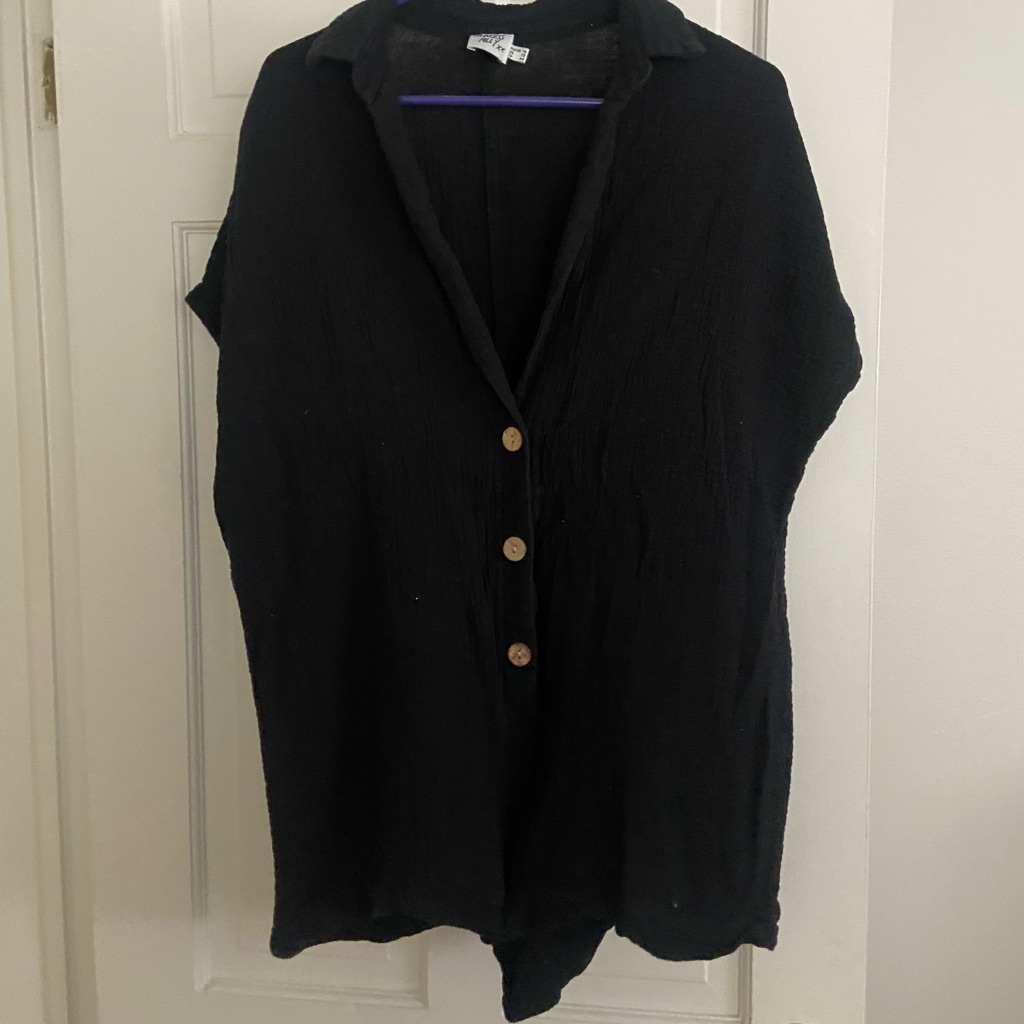 Princess Polly, Size 12, Black Jumper/Romper